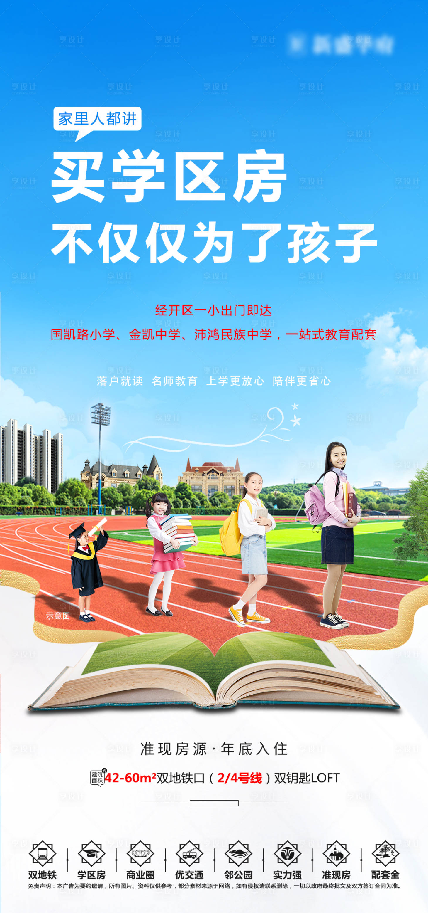 源文件下载【地产学区价值点海报】编号：17220004805541683