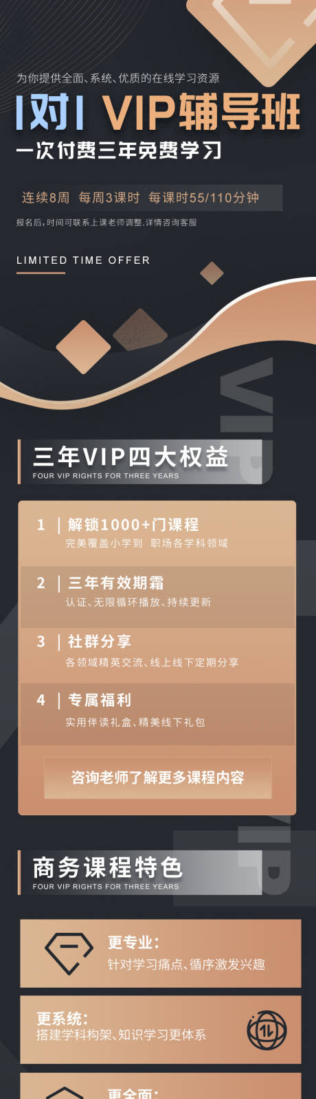 源文件下载【大气暗金在线直播1对1VIP课程培训】编号：48120004637789792