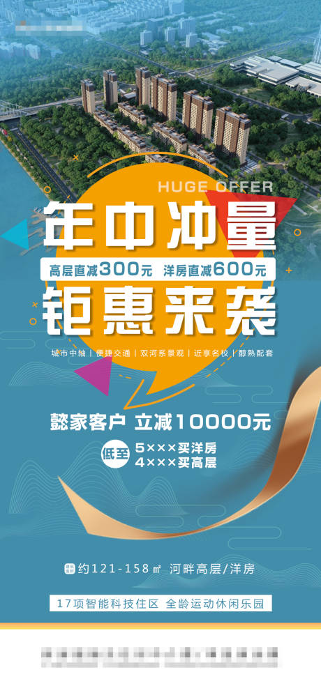 源文件下载【享设计】搜索编号：28930004778349726【地产年中冲量钜惠来袭海报】