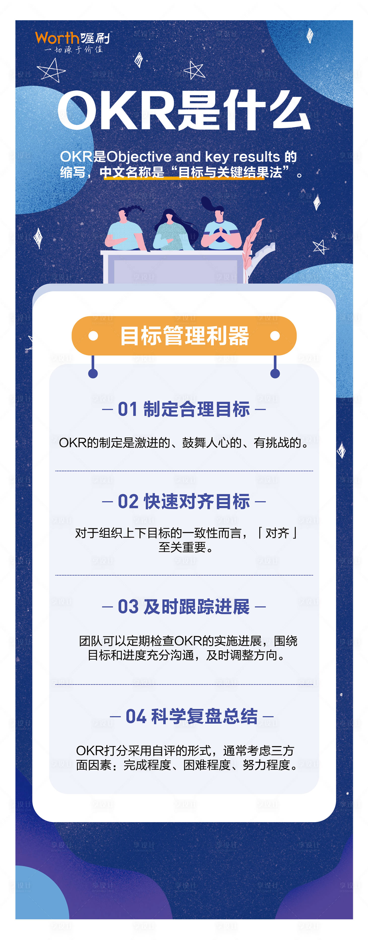 源文件下载【OKR企业宣传展架】编号：20210510110216687