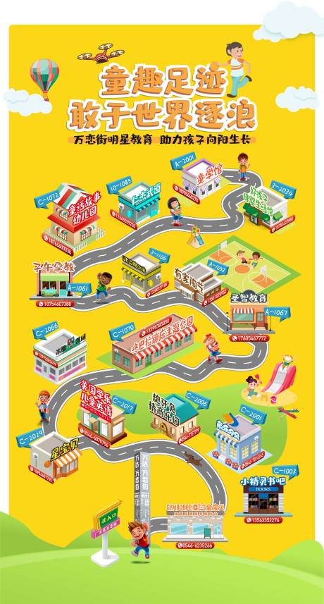 源文件下載【享設計】搜索編號：70830004668517736【兒童教育創意地圖】