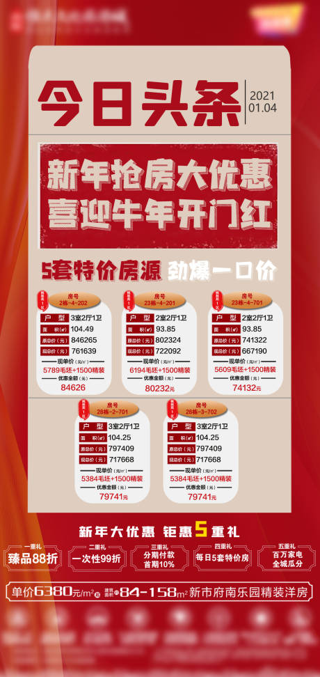 源文件下载【地产特价房海报】编号：27820004907961812