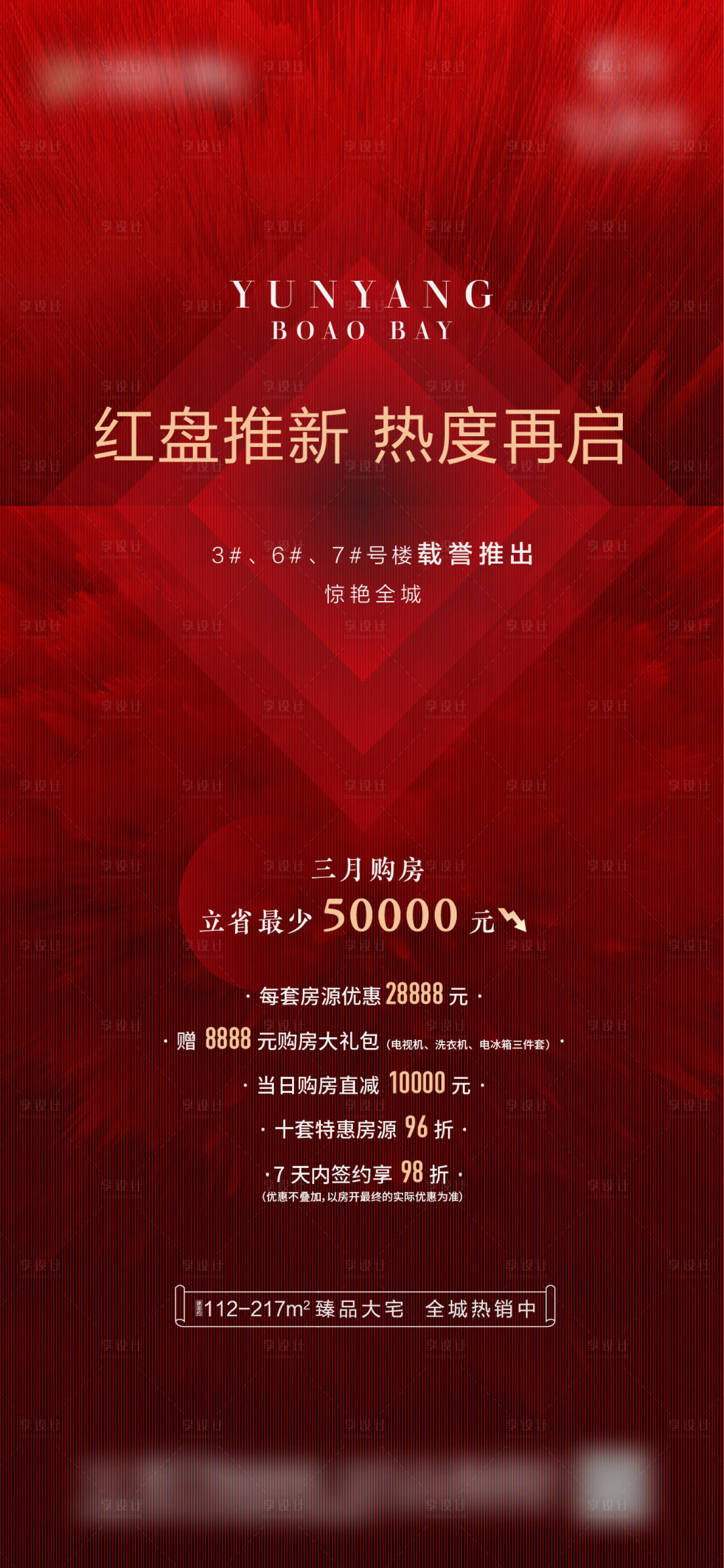 源文件下载【地产红盘推新海报】编号：84300004650961208
