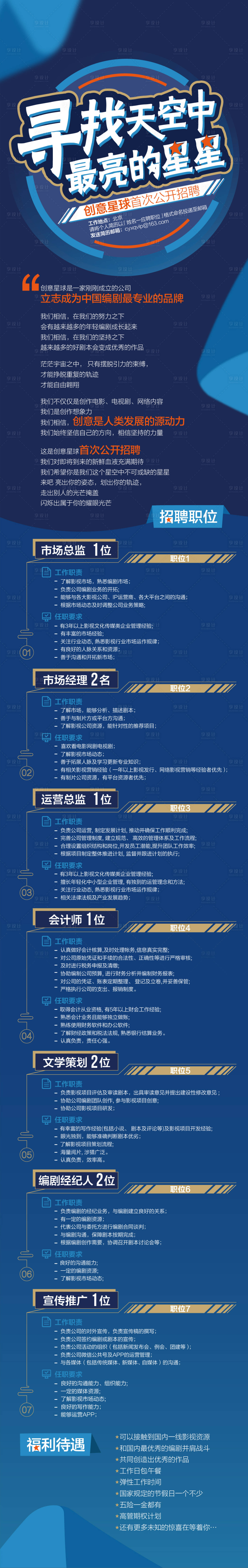 源文件下載【享設計】搜索編號：30470004803739233【招聘長圖海報】