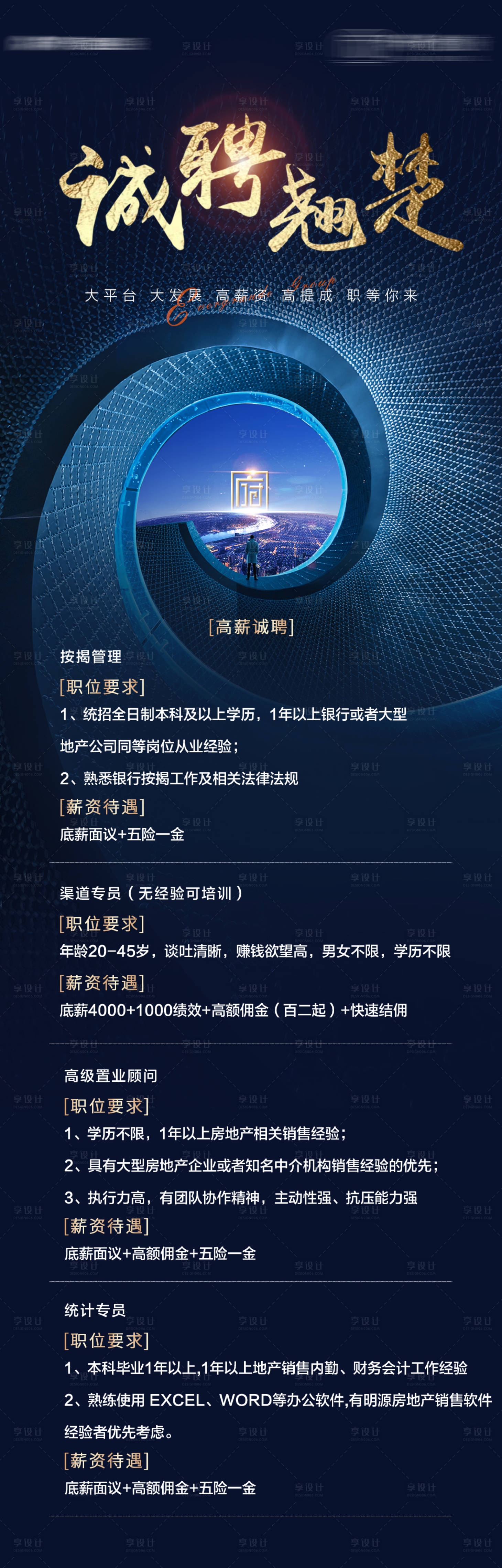 源文件下載【招聘長(zhǎng)圖移動(dòng)端海報(bào)】編號(hào)：21650004655268995