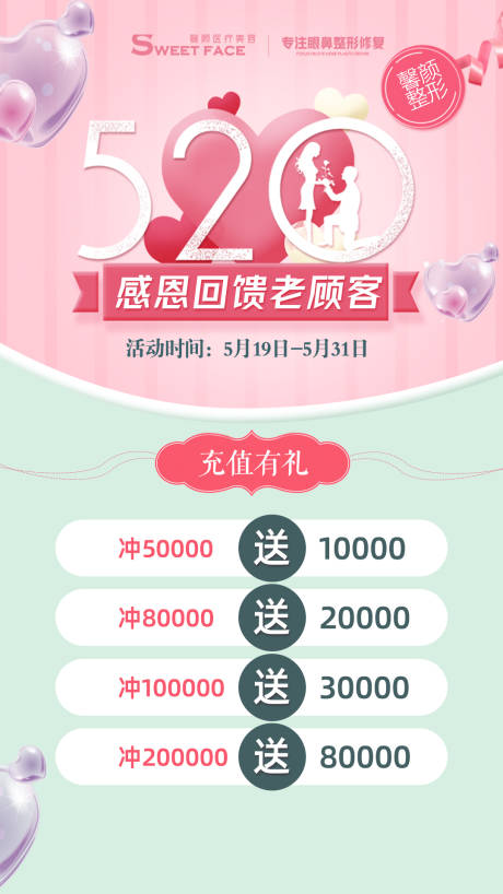 源文件下載【享設計】搜索編號：61550004821576620【520醫美海報】