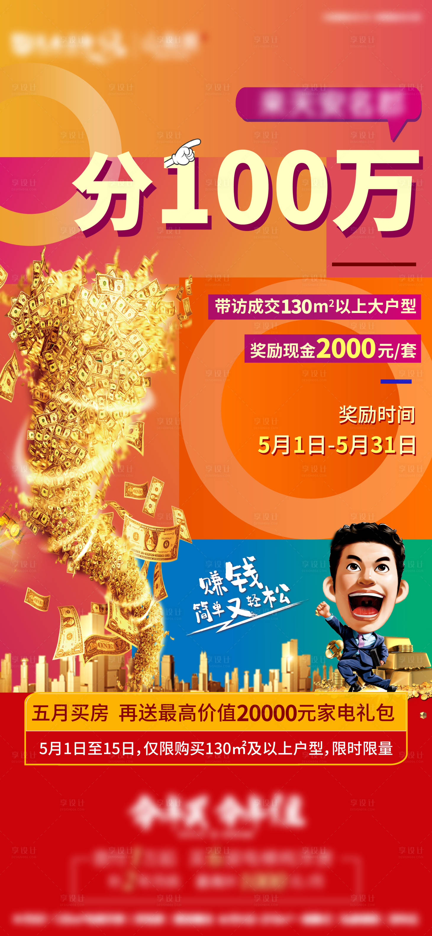 源文件下载【享设计】搜索编号：28130004650608200【分销高佣金奖励海报】
