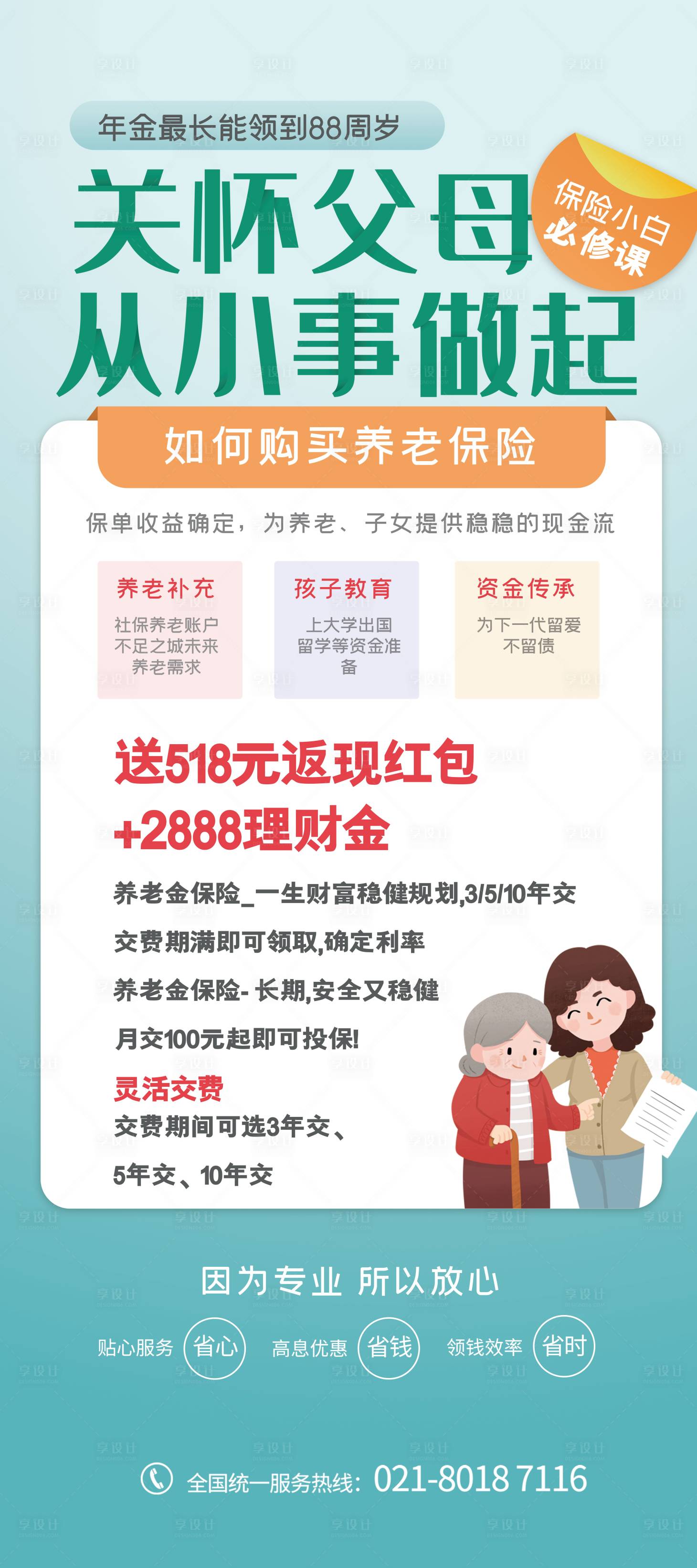 源文件下載【享設計】搜索編號：31450004873724053【醫療保險展架】