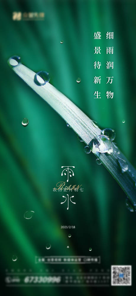 源文件下载【雨水海报】编号：20210507183324340