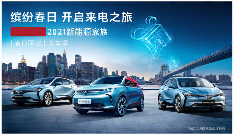 源文件下載【新能源電動汽車藍色活動展板】編號：98280004902326291