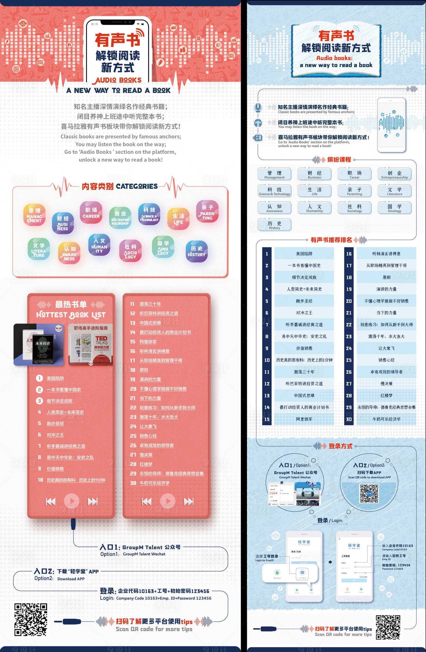 源文件下载【享设计】搜索编号：97970004746485810【有声书阅读新方式推广海报】
