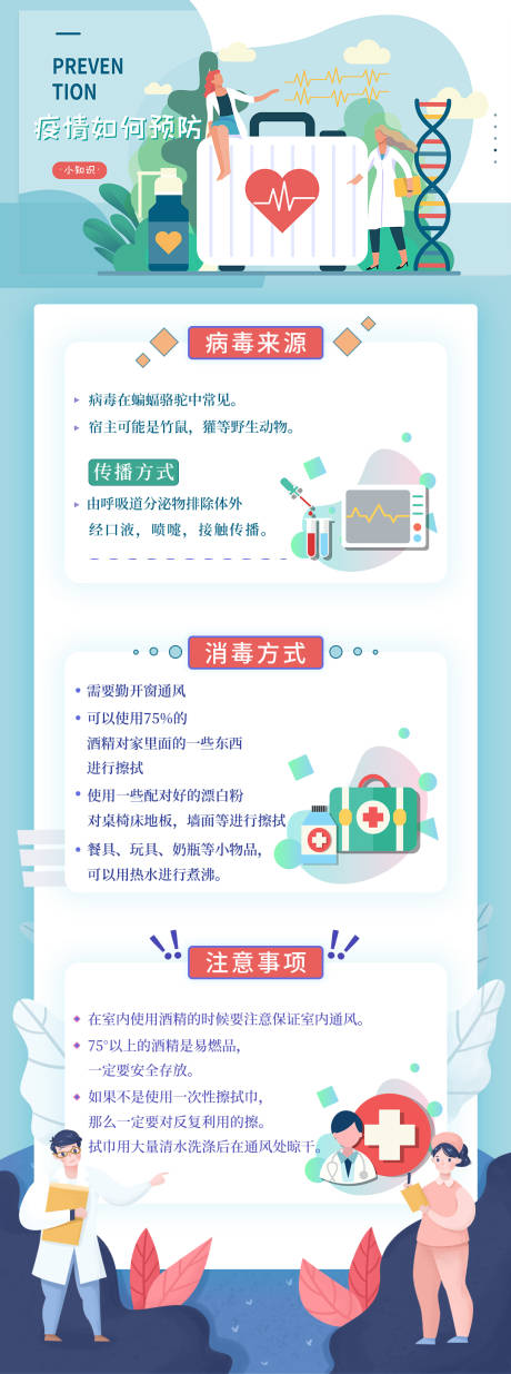 源文件下载【享设计】搜索编号：67800004776435148【彩色插画疫情疾病防控H5专题设计】