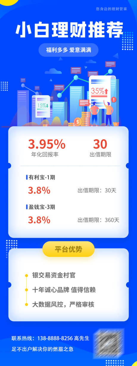 源文件下载【理财金融长图海报】编号：91740004713816496