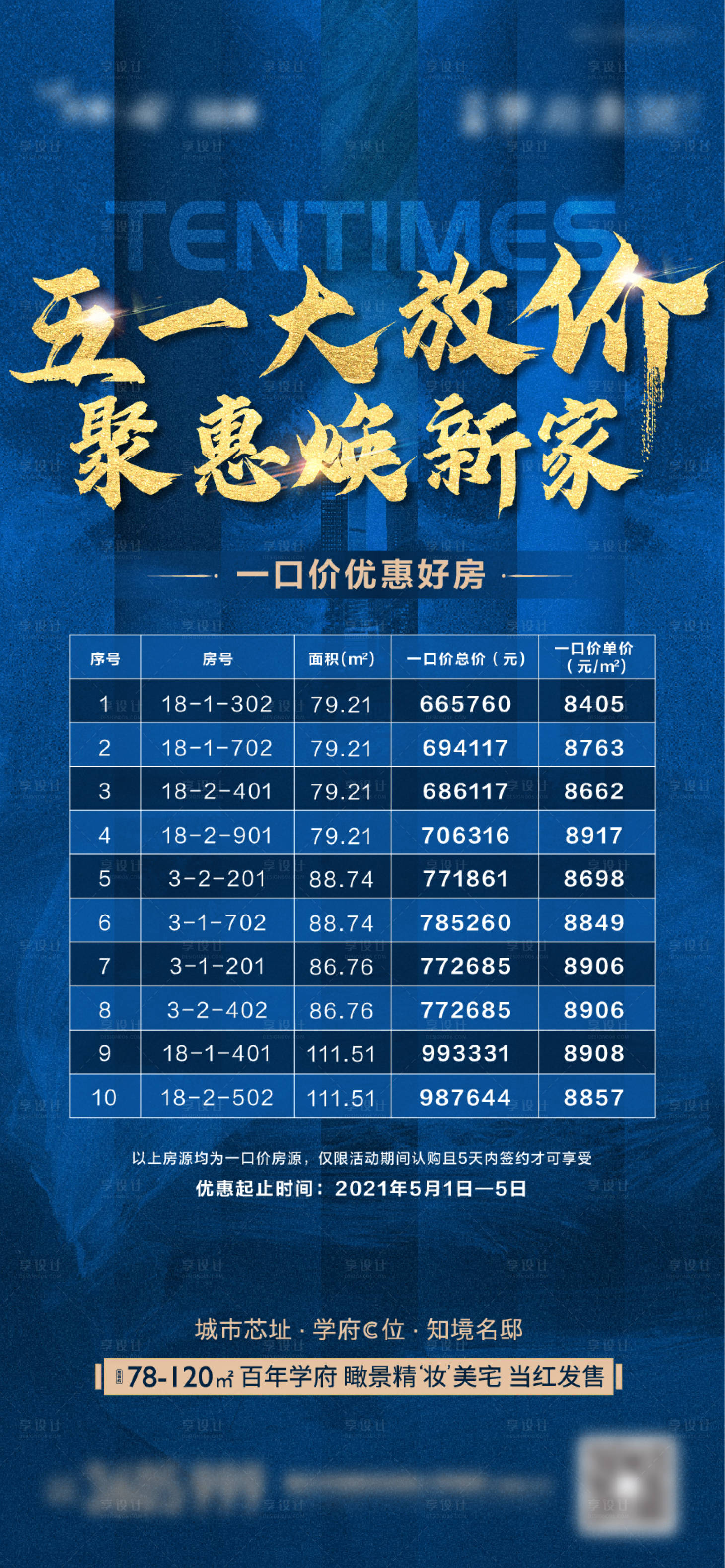 源文件下载【房地产促销特价房优惠海报】编号：45680004840349222