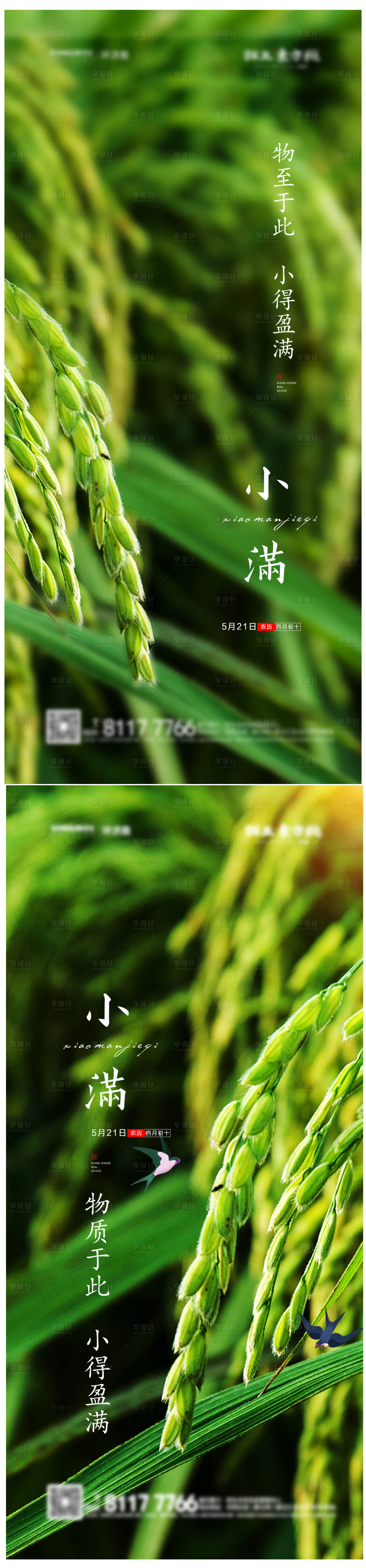 源文件下載【小滿節(jié)氣海報(bào)】編號(hào)：15520004722074962