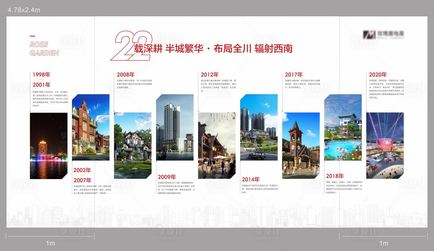 源文件下載【房地產品牌墻廣告展板】編號：54820004916891850