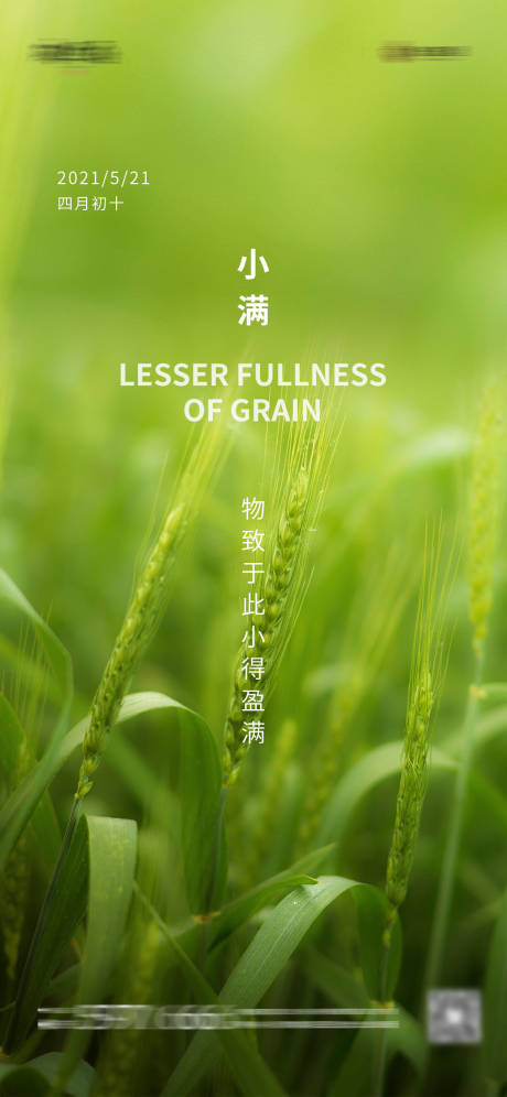 源文件下载【享设计】搜索编号：14530004551342985【小满节气海报】