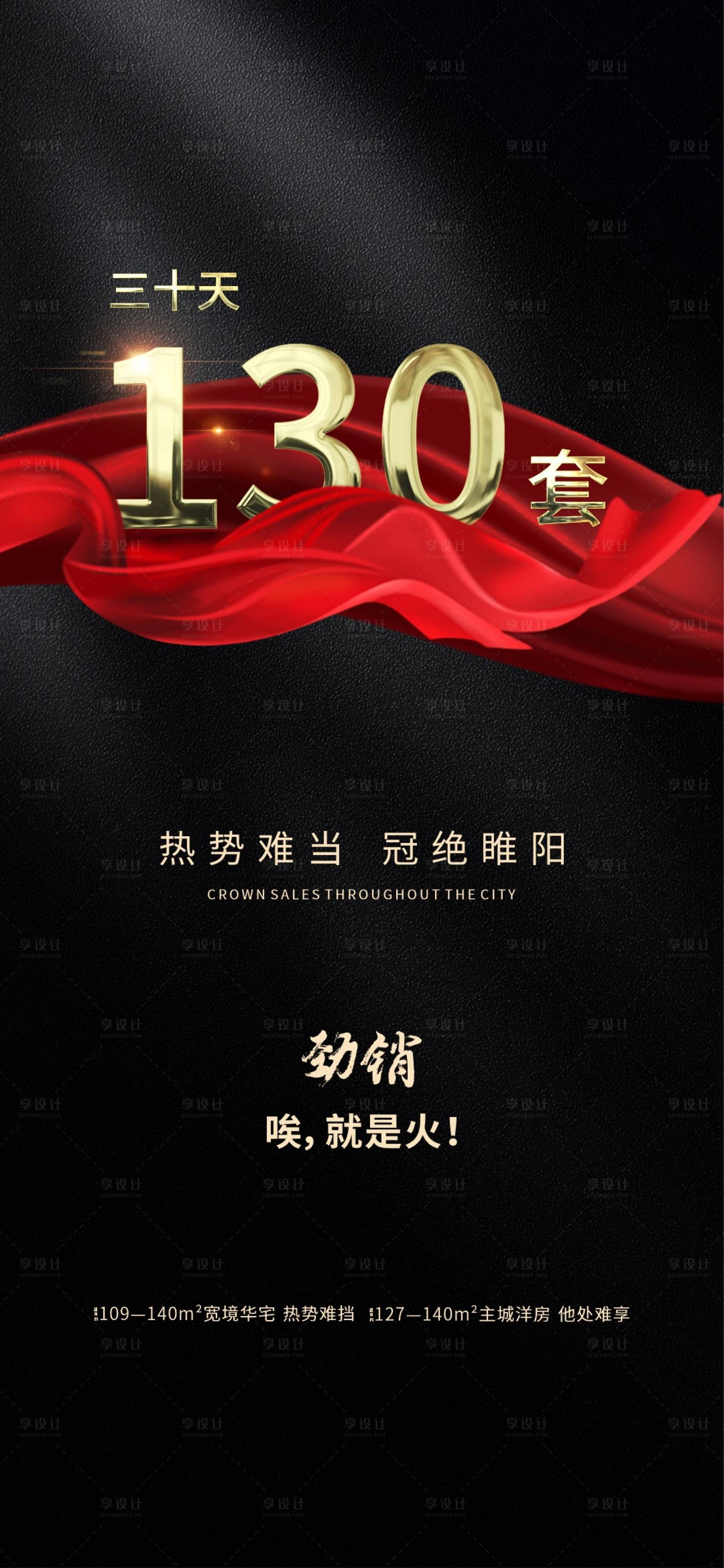 源文件下载【享设计】搜索编号：41120004509068818【房地产热销海报】