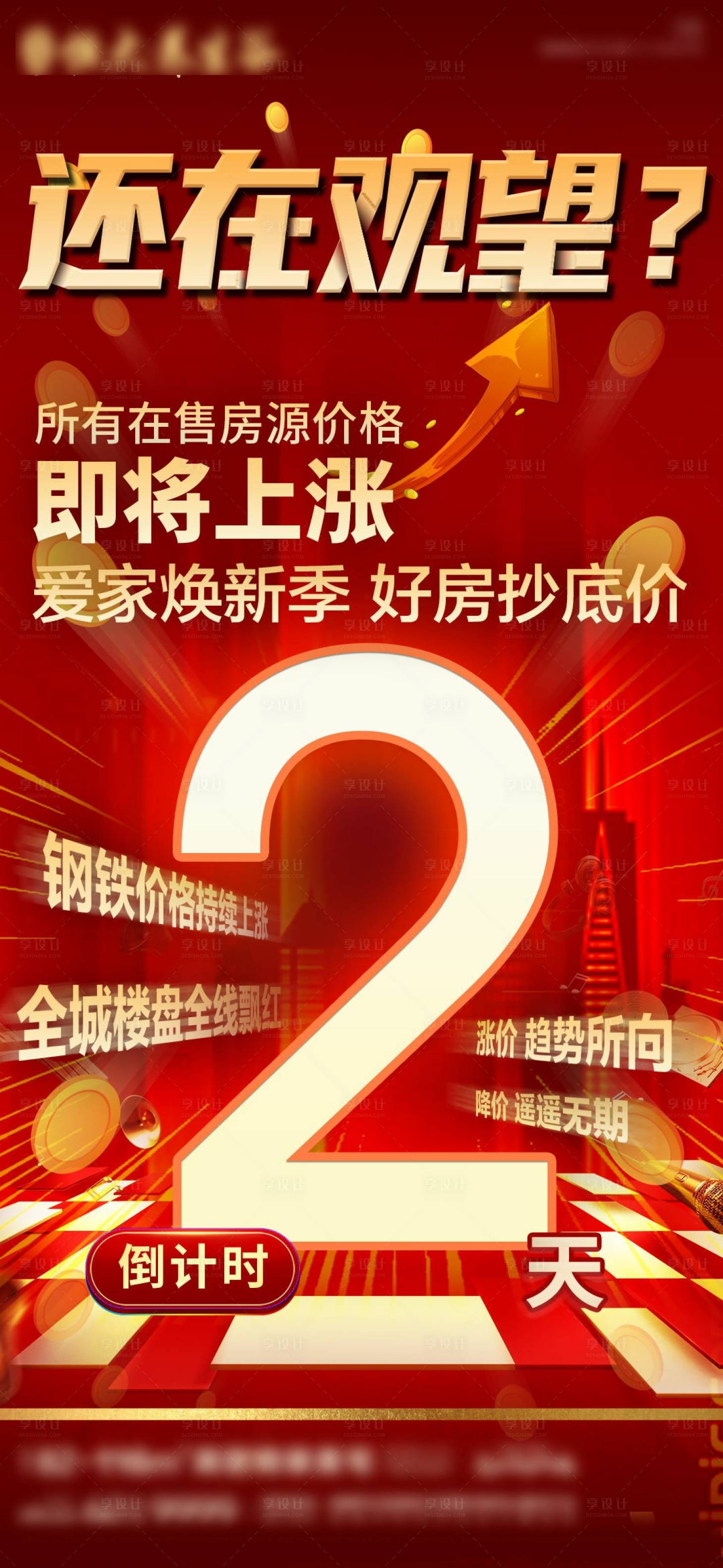 源文件下载【地产涨价上涨焕新单帧】编号：89670004702643452