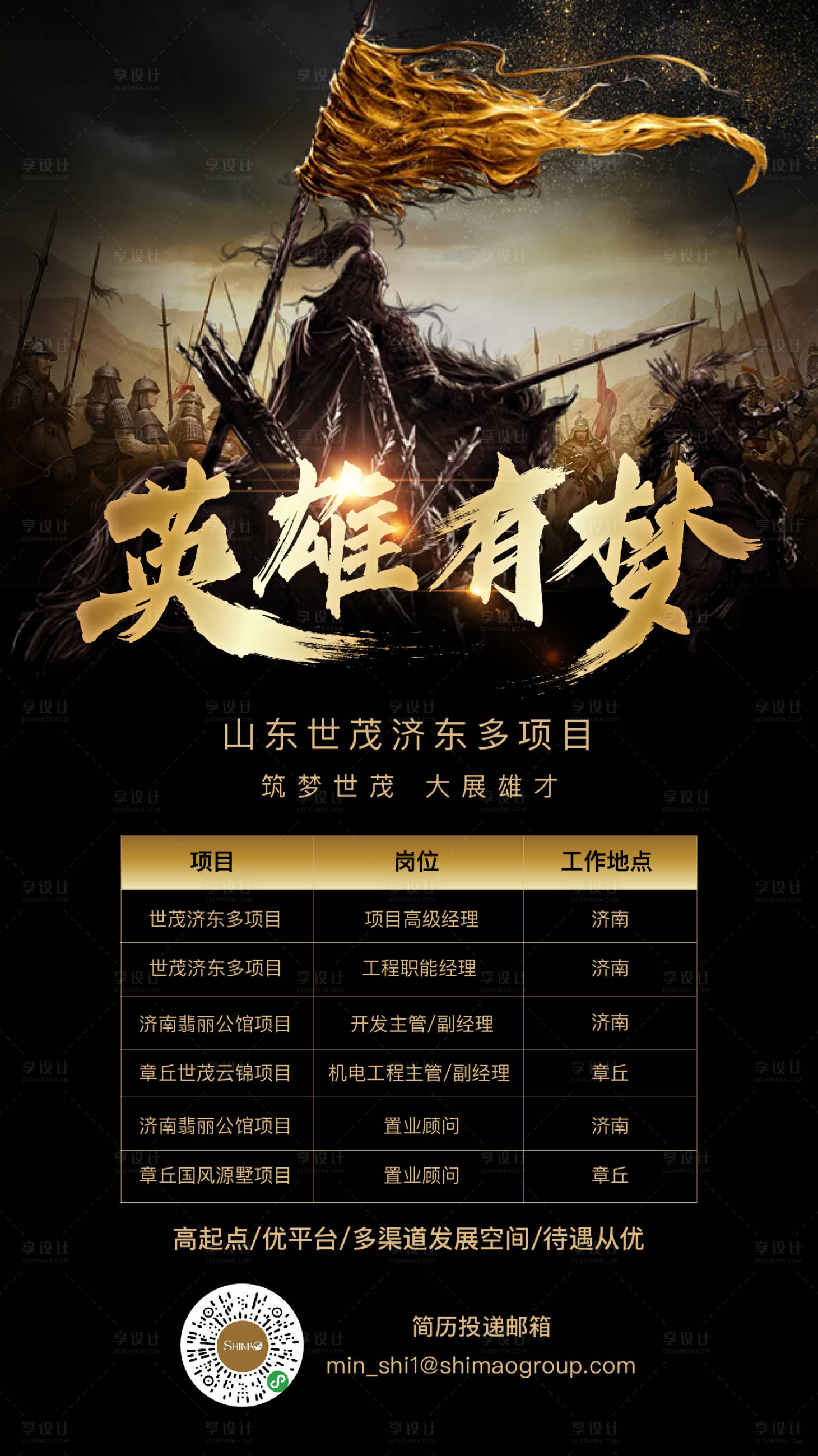 源文件下載【享設計】搜索編號：81340004883303099【地產招聘海報】