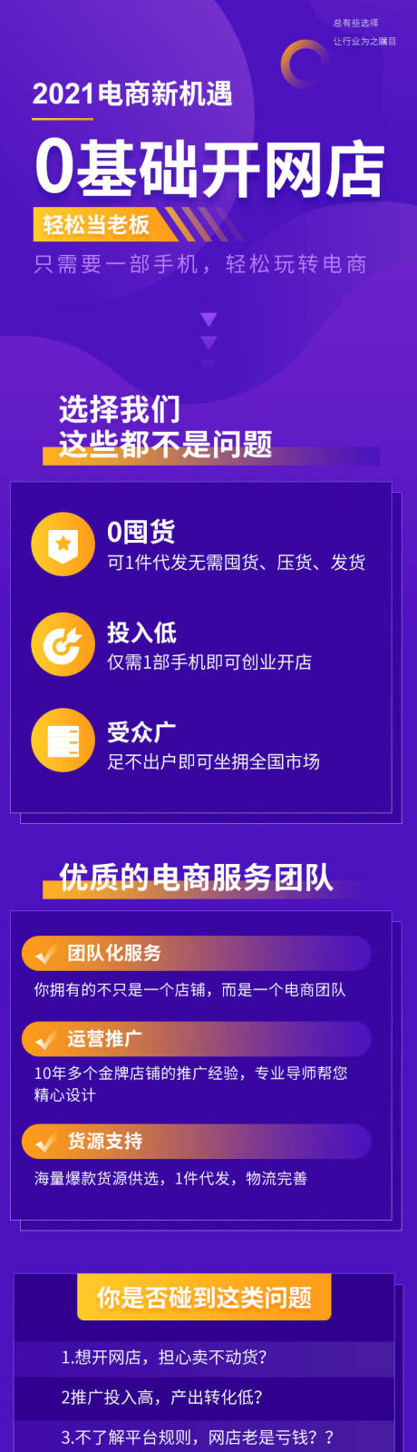 编号：20210508162313829【享设计】源文件下载-紫色电商微商招商加盟营销专题长图