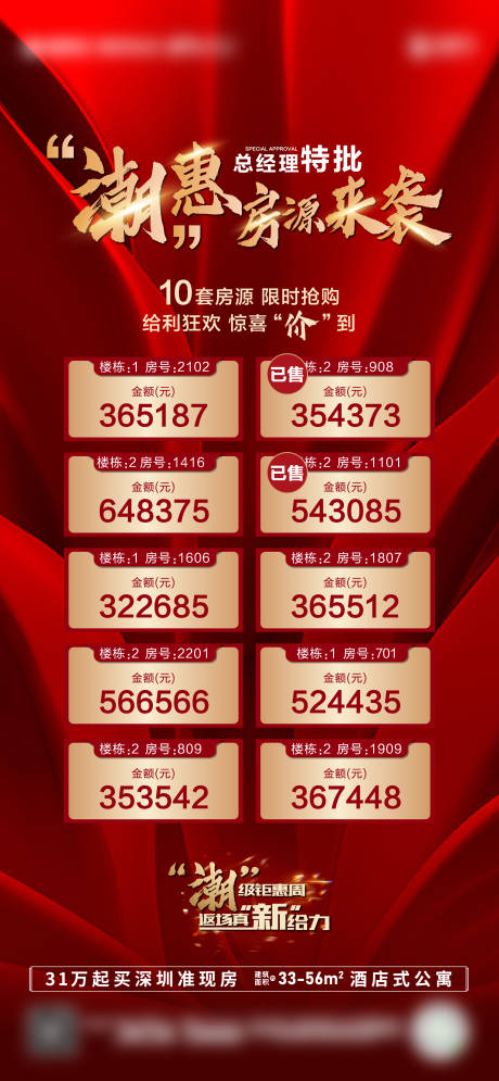源文件下载【特价房源海报】编号：96380004991857581