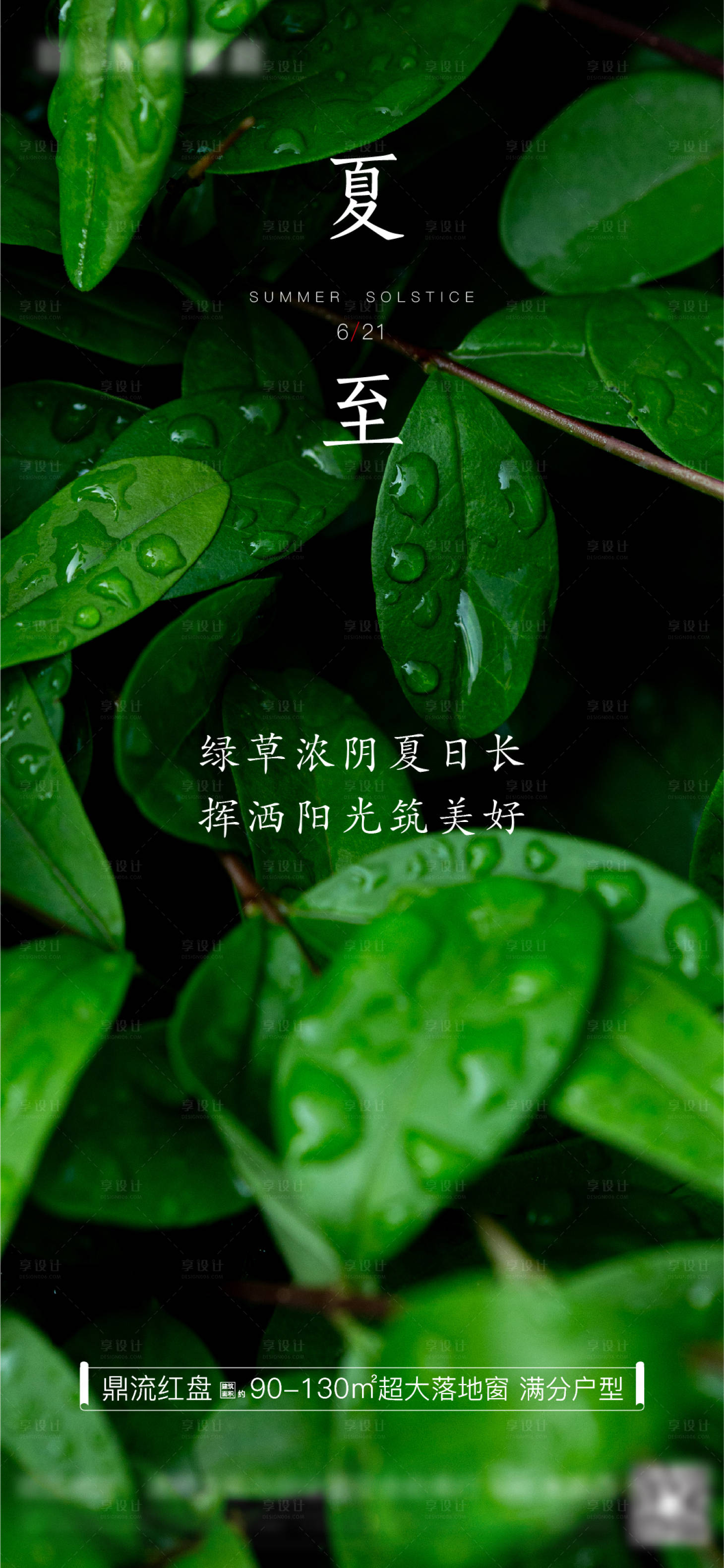 源文件下載【地產夏至節氣海報】編號：46830004951077713