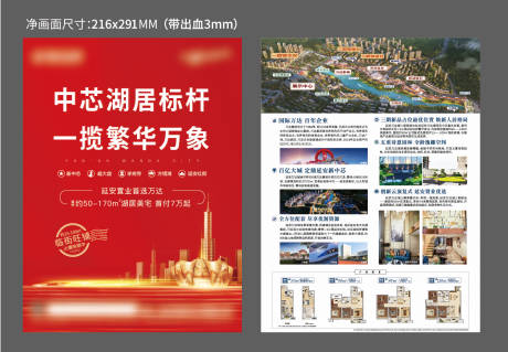 源文件下载【地产红金价值点DM宣传单】编号：40170005267309822