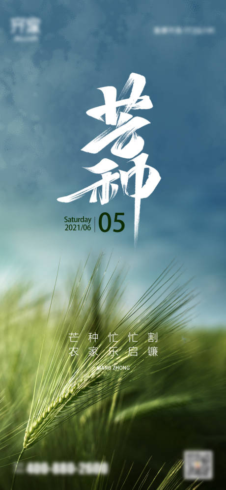 源文件下载【享设计】搜索编号：30280004979105003【芒种海报】