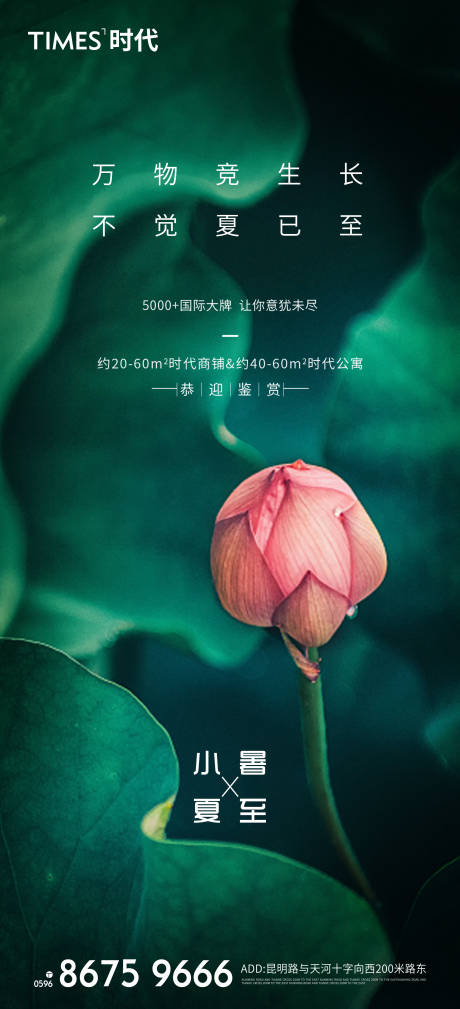 源文件下载【享设计】搜索编号：95950005201441328【地产小暑夏至海报】