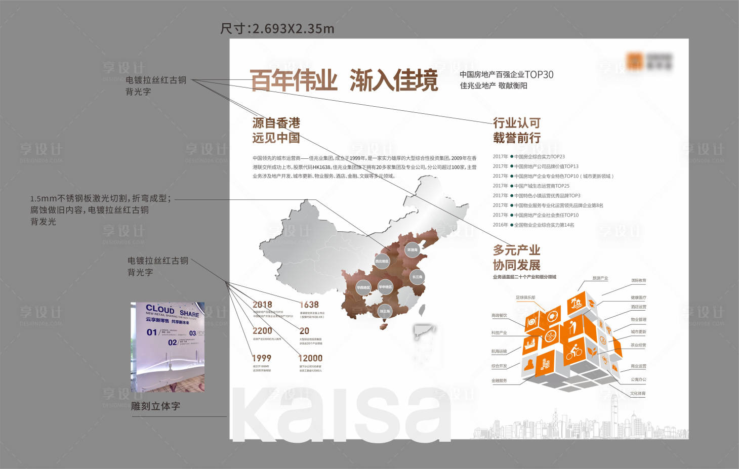 源文件下载【房地产品牌墙广告展板】编号：17810003224964052
