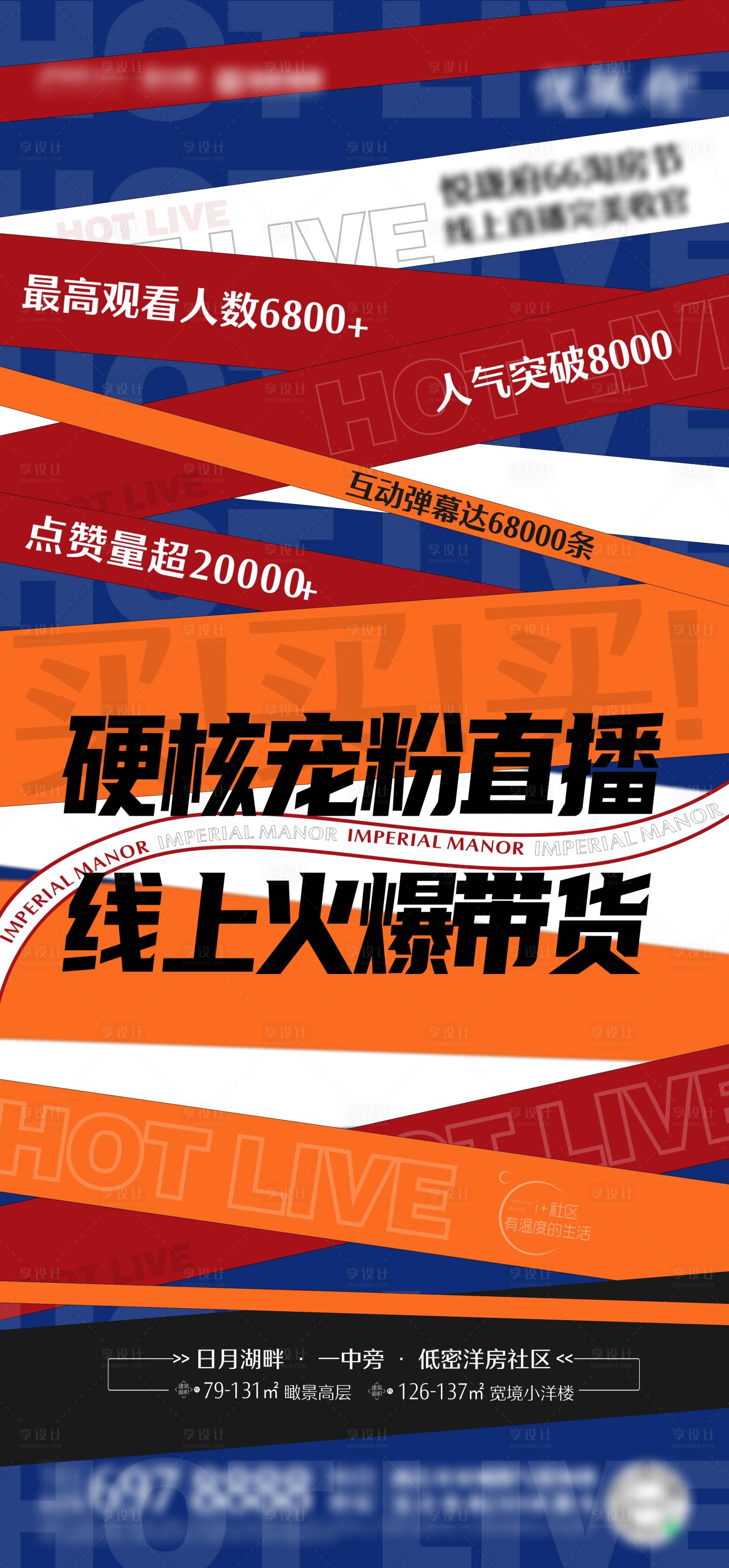 源文件下載【享設(shè)計】搜索編號：32990005048912233【房地產(chǎn)業(yè)績大字報海報】
