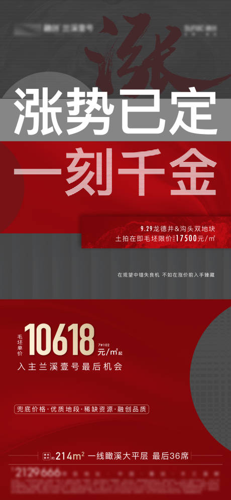 源文件下载【地产土拍海报】编号：44420005347224218