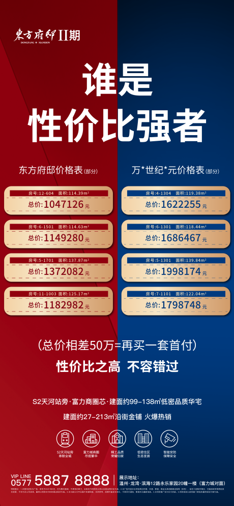 源文件下載【享設(shè)計(jì)】搜索編號：50490005244132841【地產(chǎn)價格性價比海報】