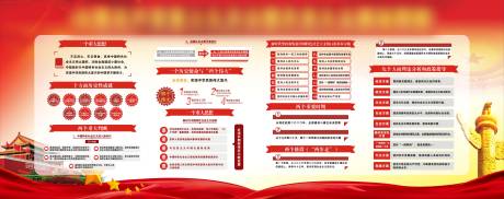 源文件下载【红色党建信息图表展板背景】编号：20130005239358681