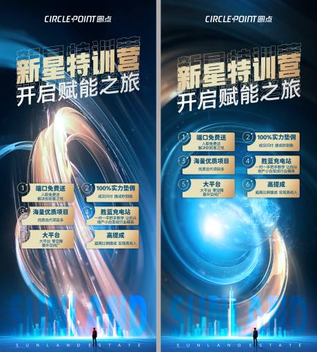 源文件下载【享设计】搜索编号：80110005056189401【招聘培训蓝金展架】