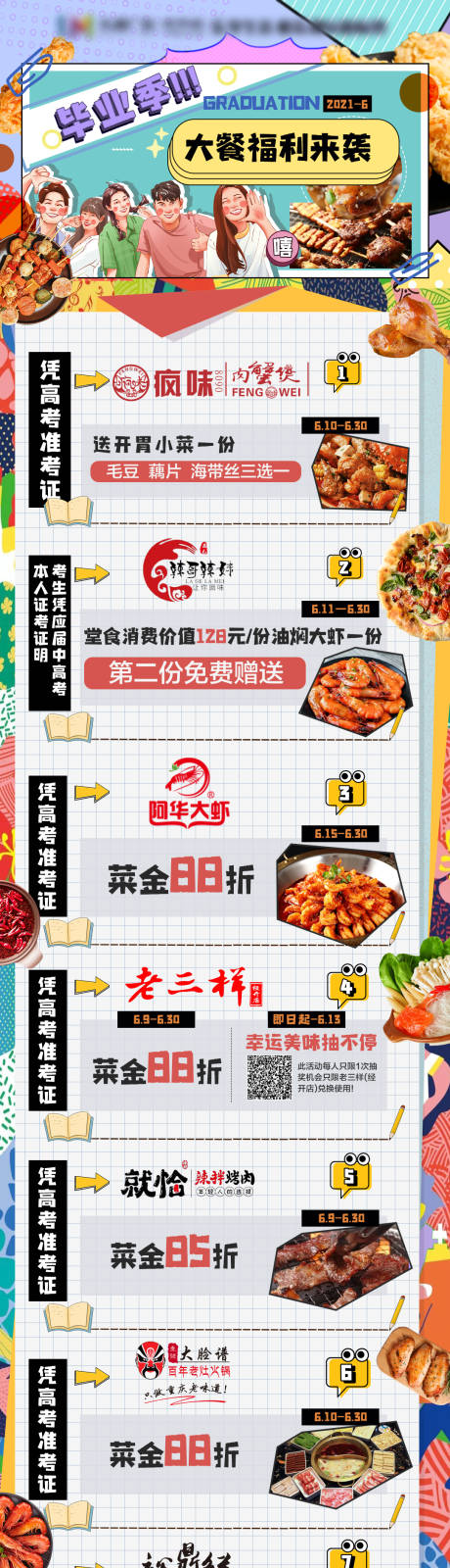 源文件下载【餐饮美食插画长图海报】编号：20210618165553515