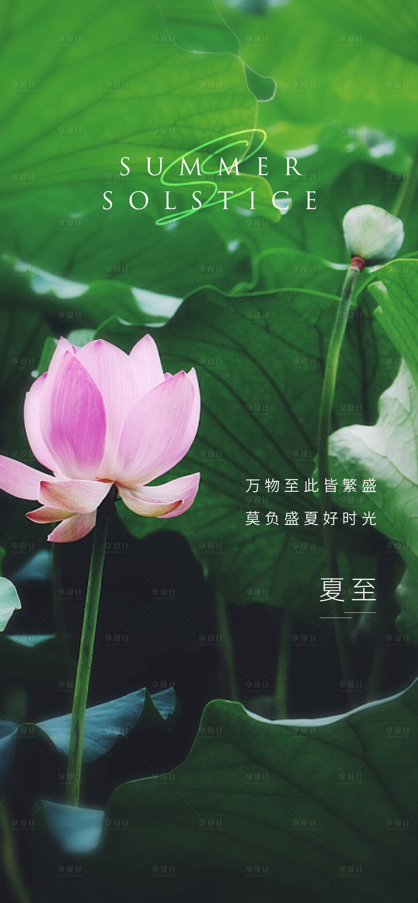 源文件下载【享设计】搜索编号：11420005199801557【夏至节气海报】