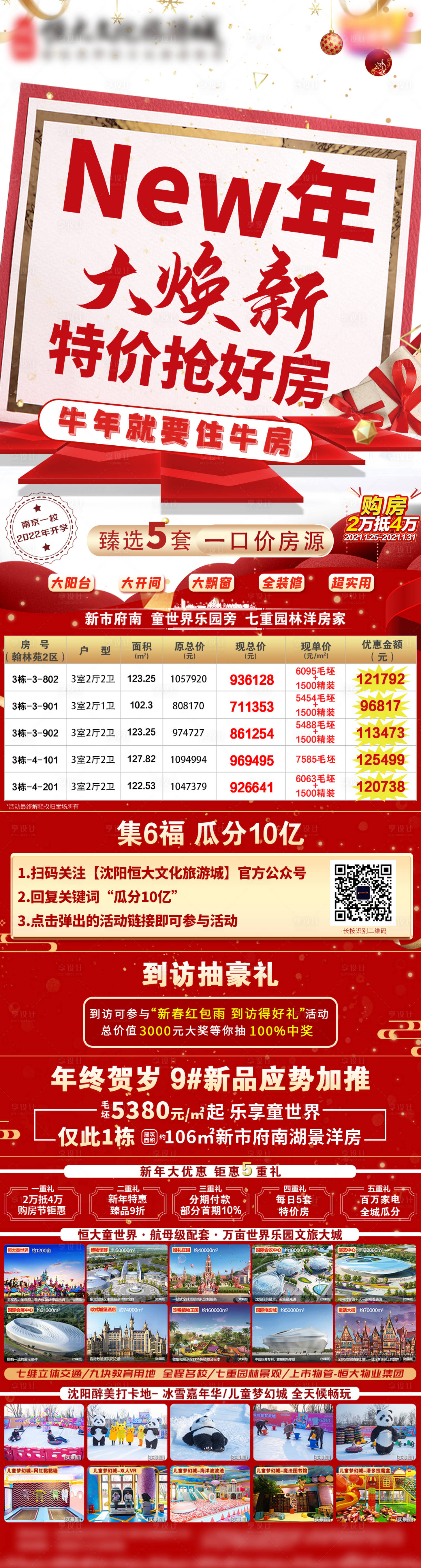 源文件下载【享设计】搜索编号：98210005342607736【新年特价房海报】