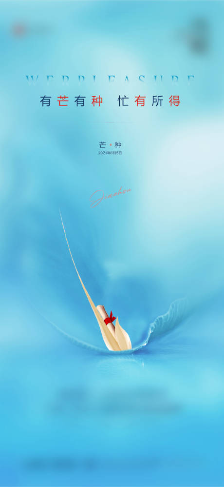 源文件下载【芒种节气海报】编号：20210611171816758