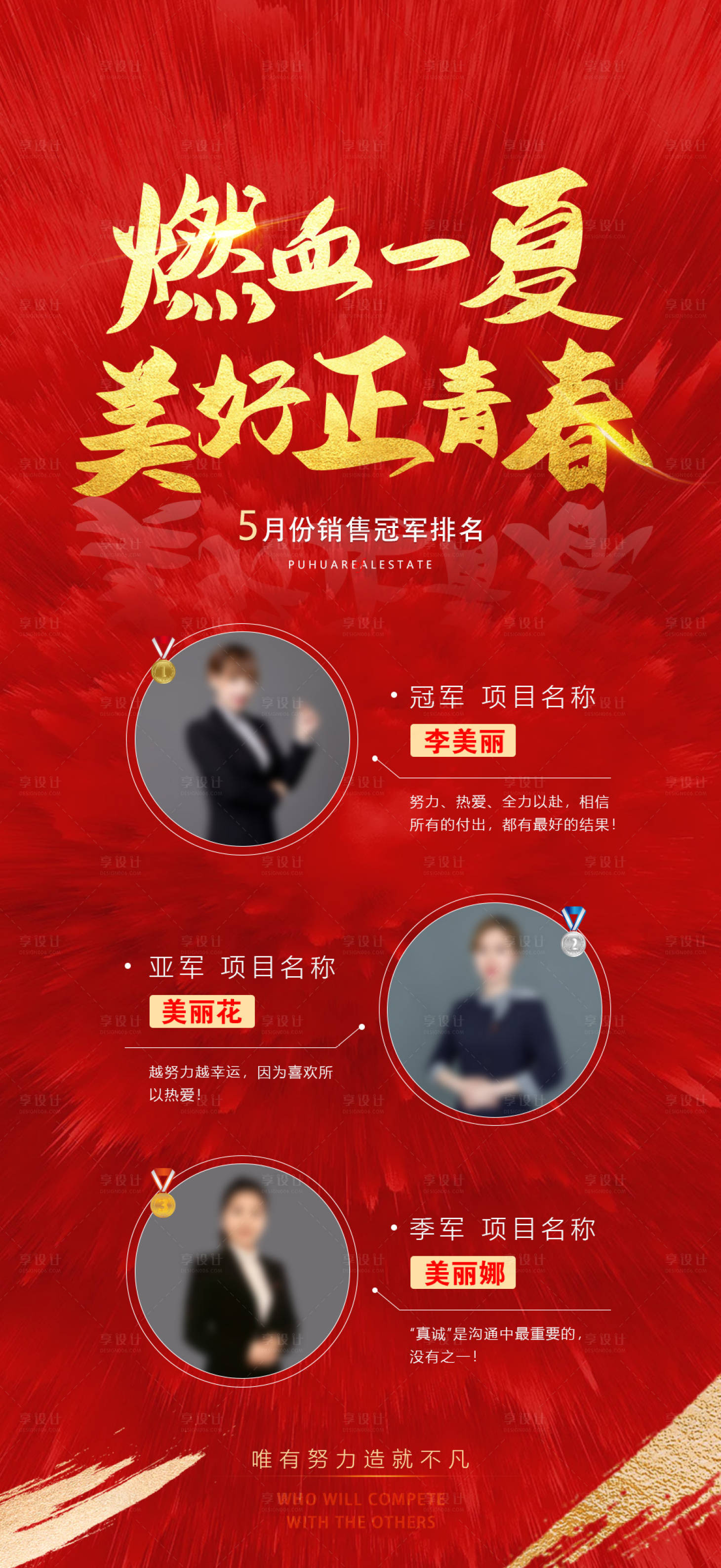 源文件下載【地產(chǎn)紅金染血一夏銷冠人物開(kāi)盤熱銷】編號(hào)：88280005083969075