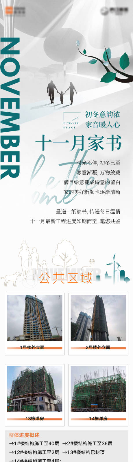 源文件下载【地产项目工程进度家书模板】编号：85370004963297730