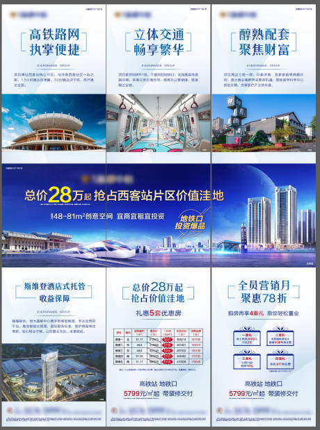 源文件下载【房地产海报三宫格】编号：23930005238927420
