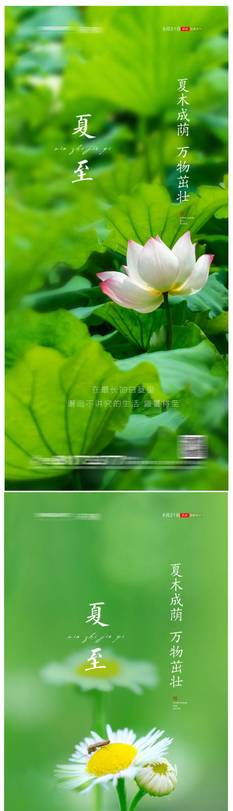 源文件下载【享设计】搜索编号：98380004944048614【夏至节气海报】