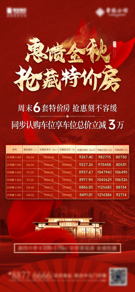 源文件下載【享設計】搜索編號：50000005064279729【特價房源銷售海報】