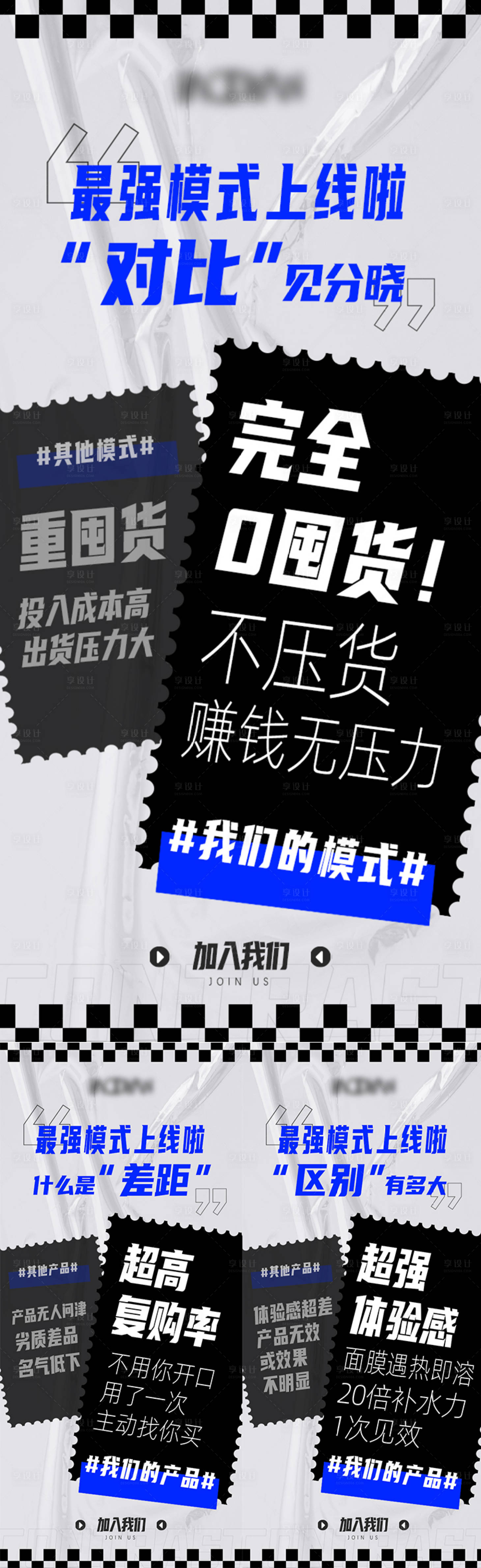 源文件下載【享設計】搜索編號：37910005052525188【護膚品微商模式對比海報】