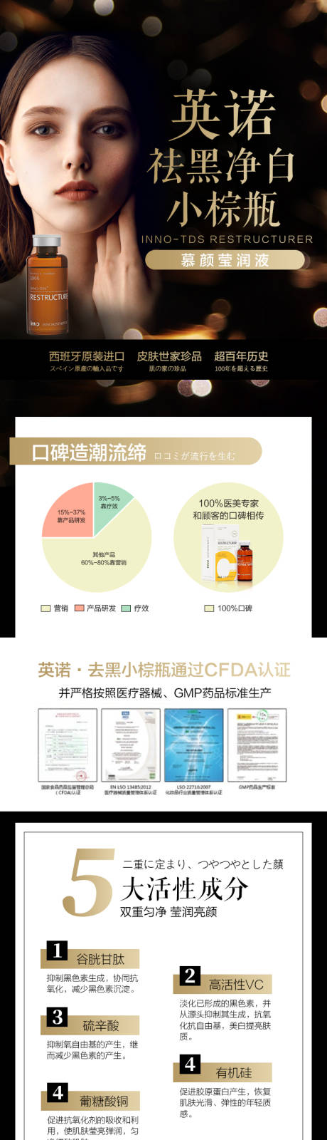 源文件下载【享设计】搜索编号：74210005292061096【英诺小棕瓶医美整形详情页】