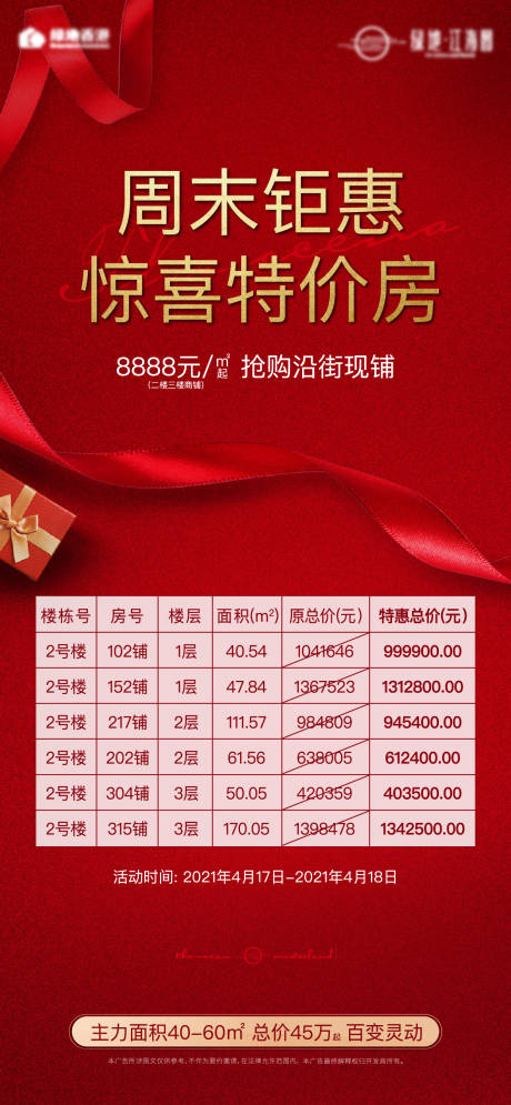 源文件下载【地产特价房海报】编号：62030005215881650