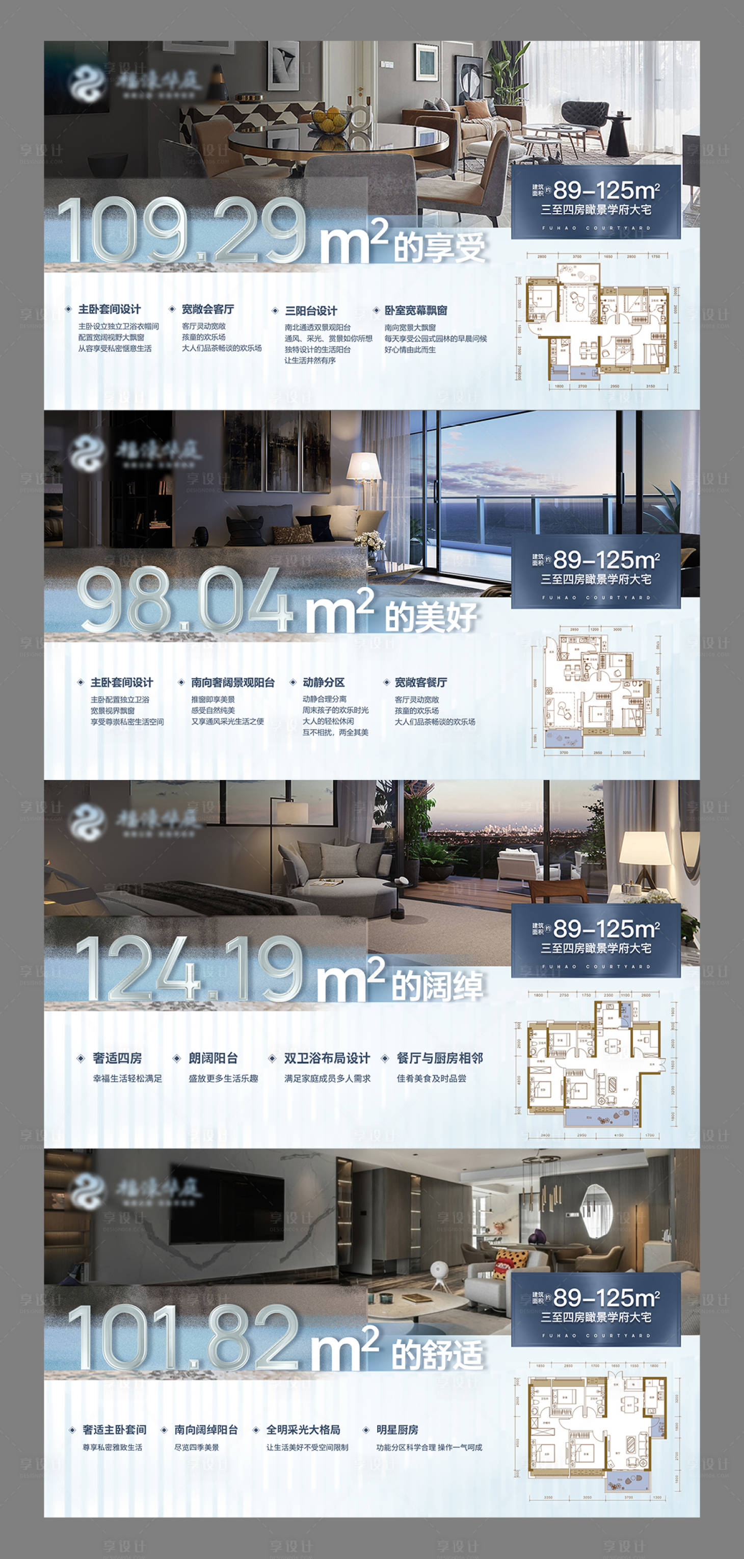 源文件下載【享設計】搜索編號：30520005329263252【地產戶型賣點海報】