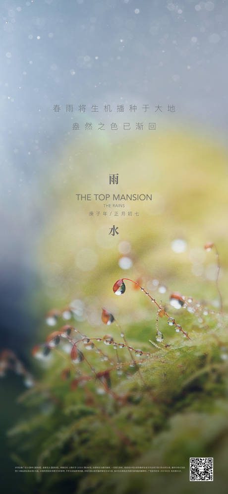 源文件下載【雨水微信海報】編號：68170005301662899